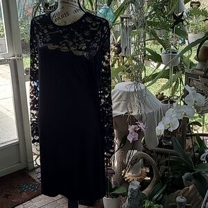 Black evening dress